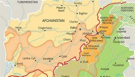 Relief shown by shading and spot heights. Pakistan & Afghanistan to Use Google Maps to Resolve Border Issue