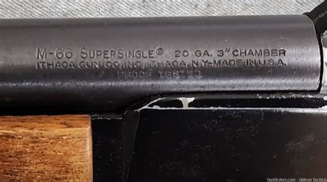 Police Trade Ithaca M 66 SuperSingle 20 Gauge Single Shot Shotgun