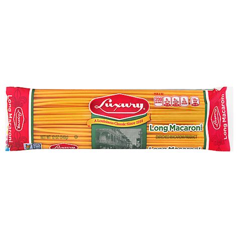 Luxury Long Macaroni 7 Pasta And Noodles Breaux Mart