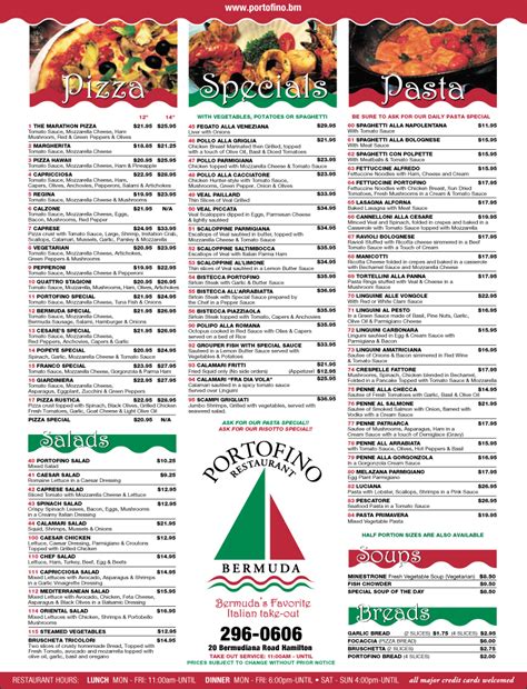 View the entire portofino menu, complete with prices, photos, & reviews of menu items like going to dine at portofino? Bermuda - Portofino Restaurant - Bermuda - restaurants ...