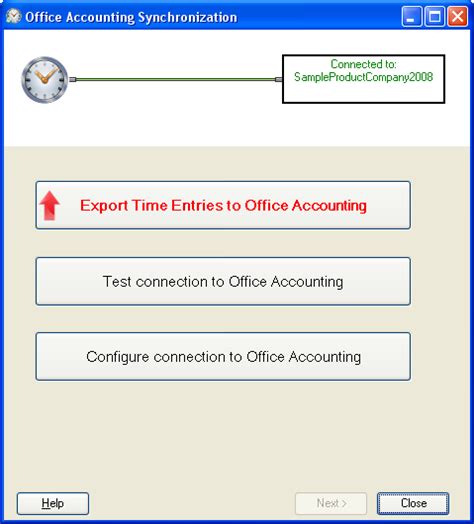 Time Clock Software For Microsoft Office Accounting 2007 2008 And 2009