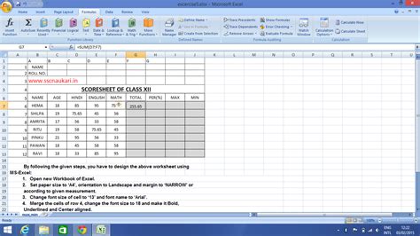 How to use =sum function properly in excel 2007? - Super User