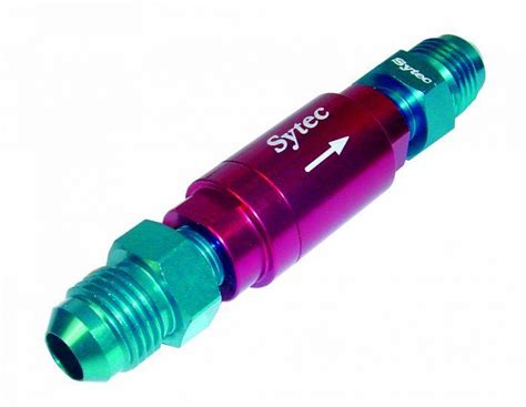 Sytec One Way Valve With Male Jic 6 Connections Red Owvs200 R