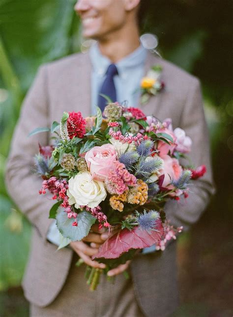 Rustic Spring Wildflower Bouquet Wedding Pinterest