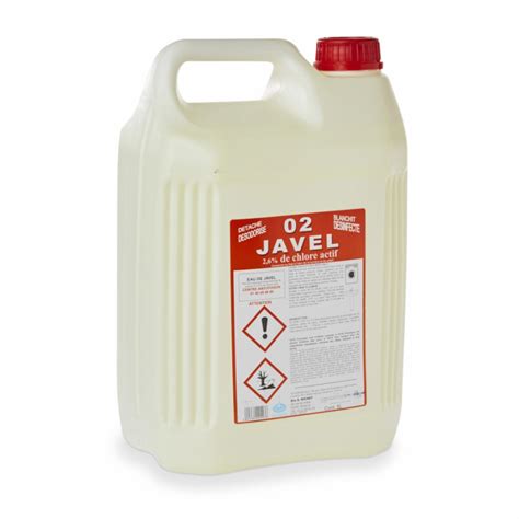 Ta eau de javel concentrée solution aqueuse d'hypochlorite de sodium a 9,6% de chlore actif (36°chl) n° ce (einecs) 231.668.3 danger h318 provoque des p101 en cas de consultation d'un médecin, garder à disposition le récipient ou l'étiquette. Eau de javel en bidon de 5L pour professionnels | Delcourt.fr