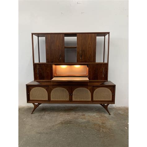 Mid century teak book case buffet and hutch buffet and hutch measure: Midcentury Sideboard Buffet For Sale at 1stdibs
