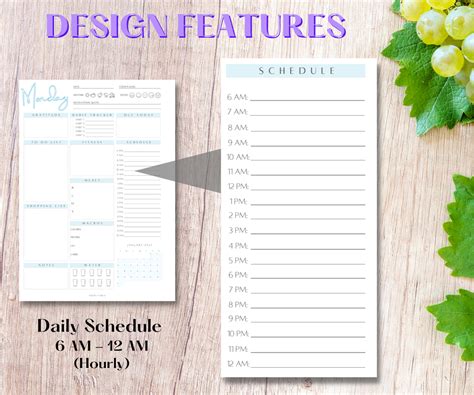 Aurora Lorelai Designs Daily Planner Organization Printables