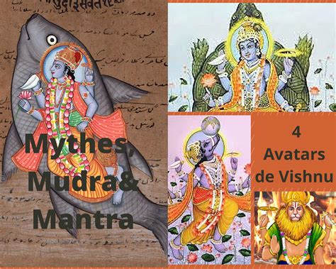 Les 4 Avatars De Vishnu