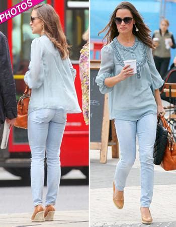 Pippa Middleton Shows Off In Tight Jeans