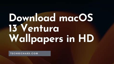 Download Macos 13 Ventura Wallpapers In Hd Techrechard