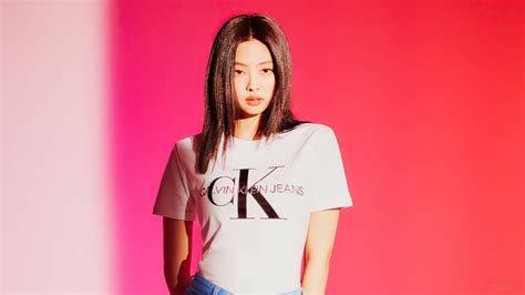 Download Blackpink Jennie Kim Calvin Klein Wallpaper