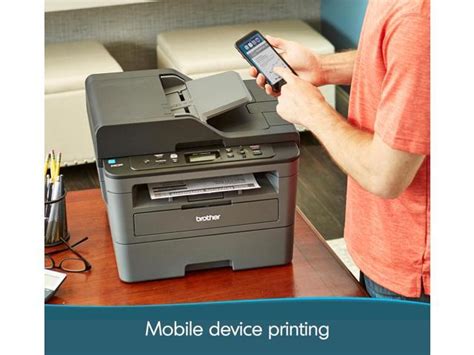 All you need to do is perform wifi setup and you can use your printer from anywhere in your home and office without a pesky cable or cord. Brother DCP-L2550DW 600dpi 36ppm All-in-One Mono Duplex ...