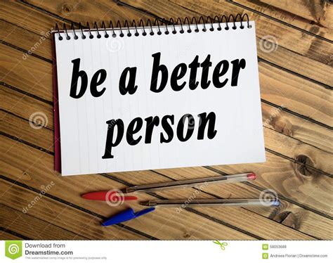 Be A Better Person Word Stock Photo - Image: 58053688