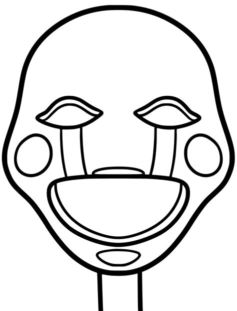 Puppet Coloring Pages Best Coloring Pages For Kids Fnaf Coloring
