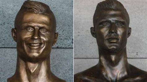 An infamous bust of cristiano ronaldo mocked for its resemblance to former sunderland striker niall quinn and the head from art attack has been replaced by a new model. Pin on Madeira