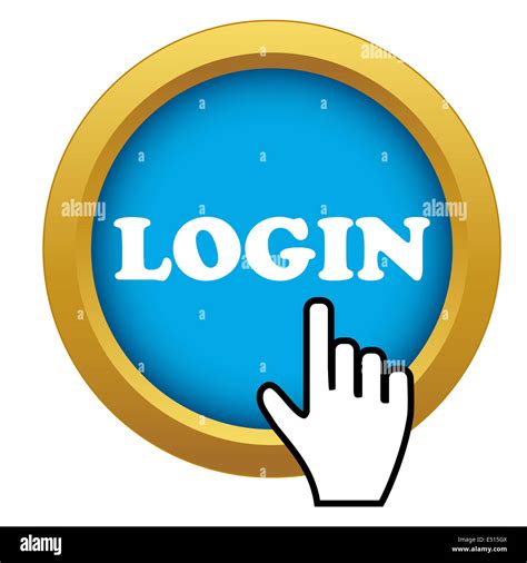 Login Time Icon Stock Photo Alamy