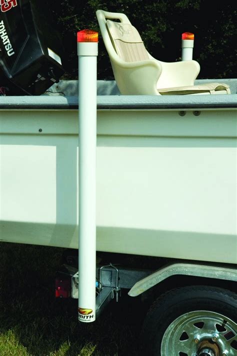 Upgrade your trailer's hardware with the c.e. CE Smith Post-Style Guide-Ons with LED Lights for Boat ...