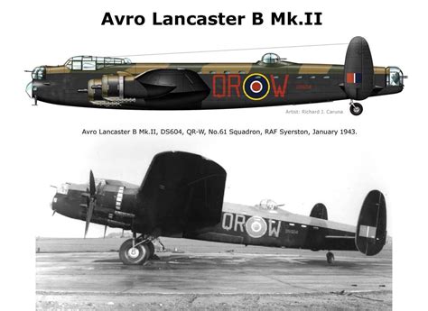 Avro Lancaster B Mkii Wwii Aircraft Lancaster Bomber British Aircraft