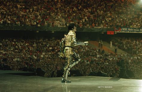 Michael Jackson Performs During History World Tour 1997 Michael