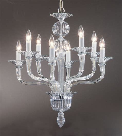 Classic Lighting 8291 Ch Chrome 30 Crystal All Glass Chandelier From
