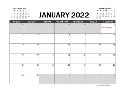 2022 Calendar Planner Philippines Excel Free Printable Templates