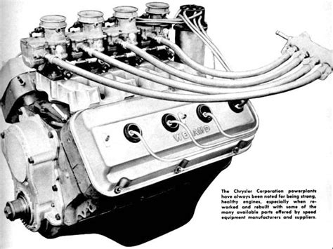 1957 Early First Generation Hemi Engine Chrysler Hemi Production