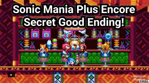 Sonic Mania Plus Encore Mode Secret Final Good Ending With All 7