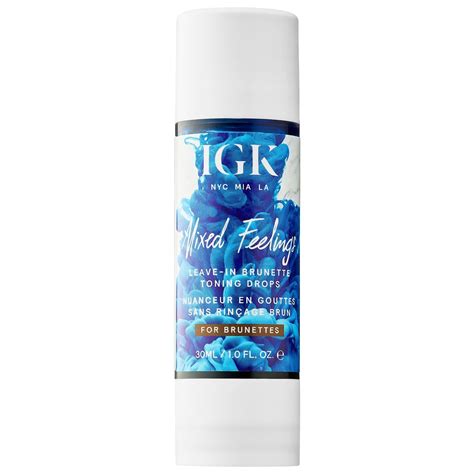 Igk Mixed Feelings Leave In Brunette Toning Drops Top Products For