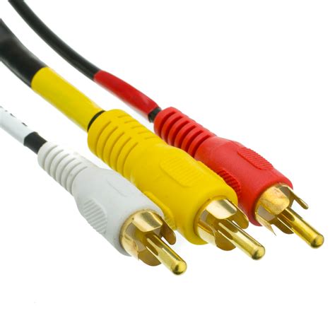 25ft Stereovcr Rca Cable Rca Rg59 Video Gold Plated
