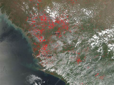 Agricultural Fires And Smoke Across Guinea An Eurekalert
