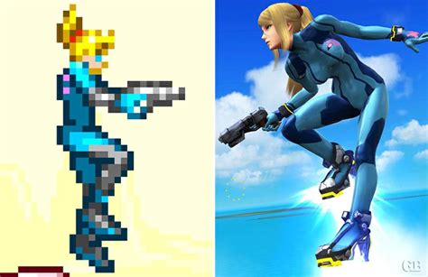 From Pixels To Polygons 2d Characters Get Three Dimensional Samus Aran 2d Character Fuse