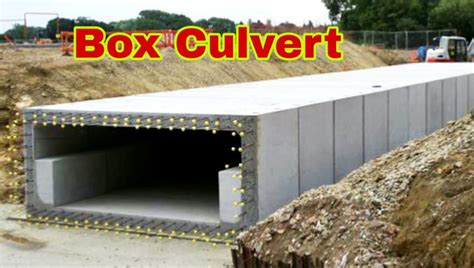 Types Of Culverts With Pictures Slab Box Pipe And