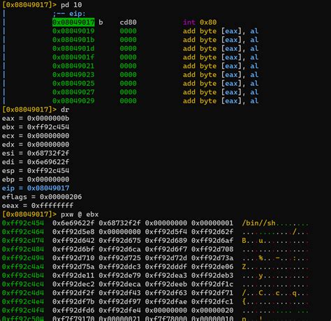 Linuxx86 Execve Binsh Shellcode 25 Bytes Walkthrough