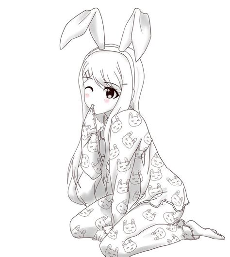 Anime Bunny Drawing 49 Photos Drawings For Sketching And Not Only