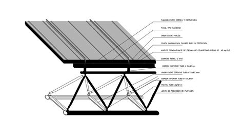 Solar Panel Installation Diagram Cad File Cadbull