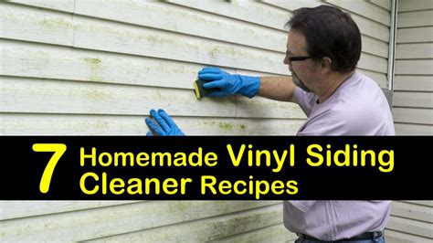 Work in sections so that you can complete the entire section before the solution dries. 7 Homemade Vinyl Siding Cleaner Recipes