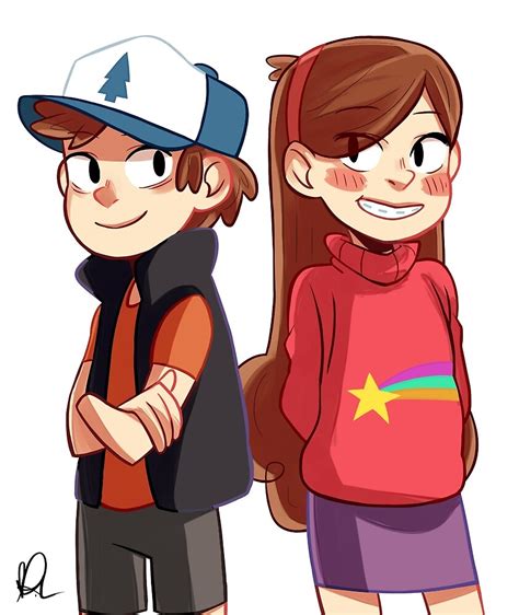 See more ideas about gravity falls, gravity, dipper and mabel. "Dipper and Mabel - Gravity Falls" by bibinella | Redbubble