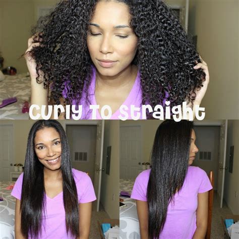 1.6 short fringe + crew cut + taper fade. How To Straighten Curly Hair | No Blow Drying - YouTube