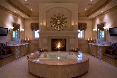 Luxury Bathrooms With Fireplaces Inspiration And Ideas