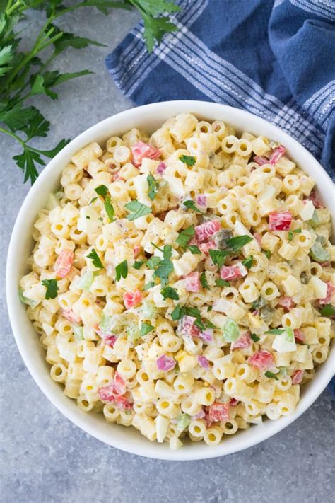 Classic Macaroni Salad Quick And Easy Recipe