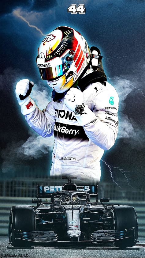 Lewis Hamilton F1 Fórmula 1 Lh44 Fondo De Pantalla De Teléfono Hd