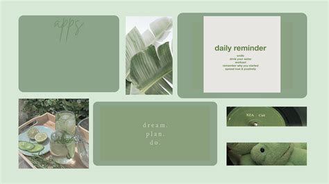 Sage Green Desktop Wallpaper Aesthetic Minimalist Desktop Wallpaper