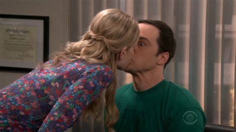Big Bang Theory Sheldon And Penny Kiss
