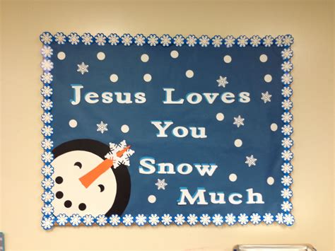 Christian Winter Bulletin Board Ideas