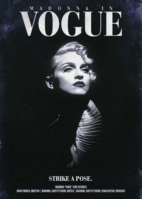 Madonna Vogue Vídeo Musical 1990 Filmaffinity