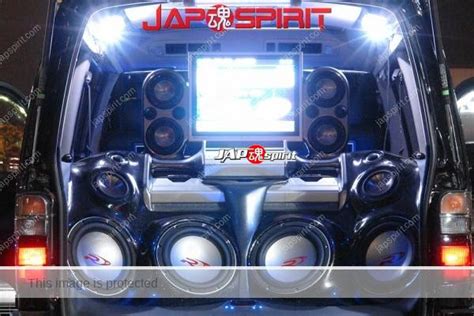Toyota Hiace 4th X100 Built In Audio And Sound System With Beautiful
