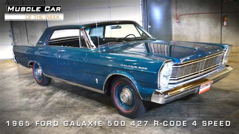 Muscle Car Of The Week Video 51 1965 Ford Galaxie 500 R Code 427 4