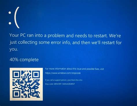 Fix Memory Management Blue Screen Solved