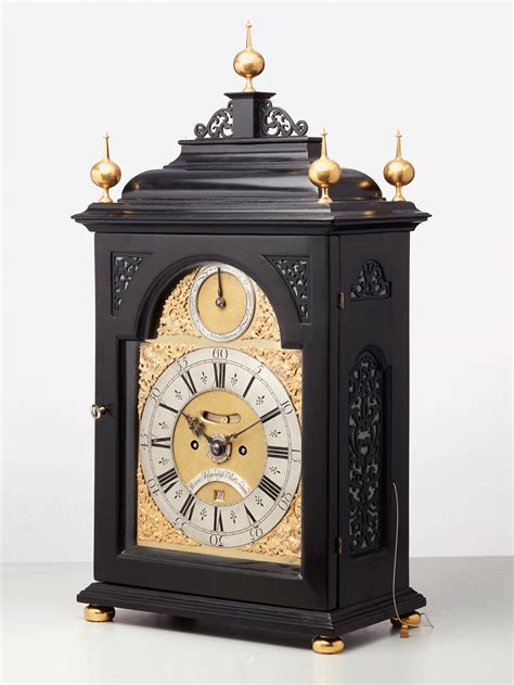 a dutch ebonised quarter striking bracket clock by hoogendijk circa 1730 toebosch