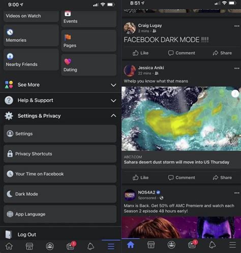 However, each application has a different process of setting dark theme for from the following menu, you can either enable or disable dark mode for facebook in iphone. Facebook for iOS begins staggered rollout of Dark Mode support